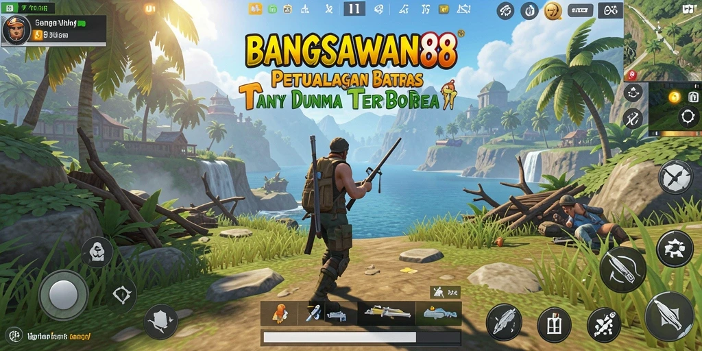 Screenshot BANGSAWAN88 menampilkan petualangan seru di dunia terbuka.