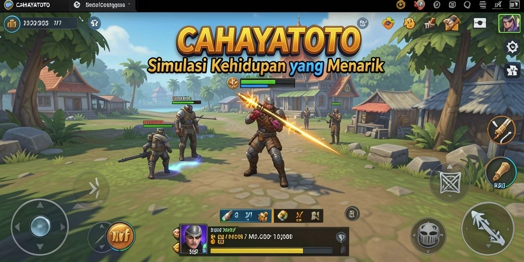 Gameplay menarik CAHAYATOTO yang menunjukkan interaksi karakter.