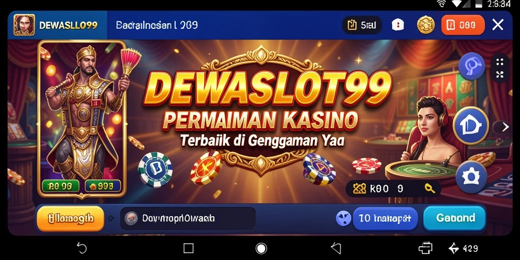 Tangkapan layar DEWASLOT99 menampilkan gameplay seru dari pengalaman Kasino.