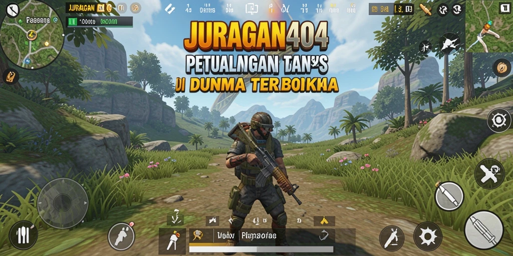 Tampilan gameplay JURAGAN404 yang memukau dalam dunia terbuka.