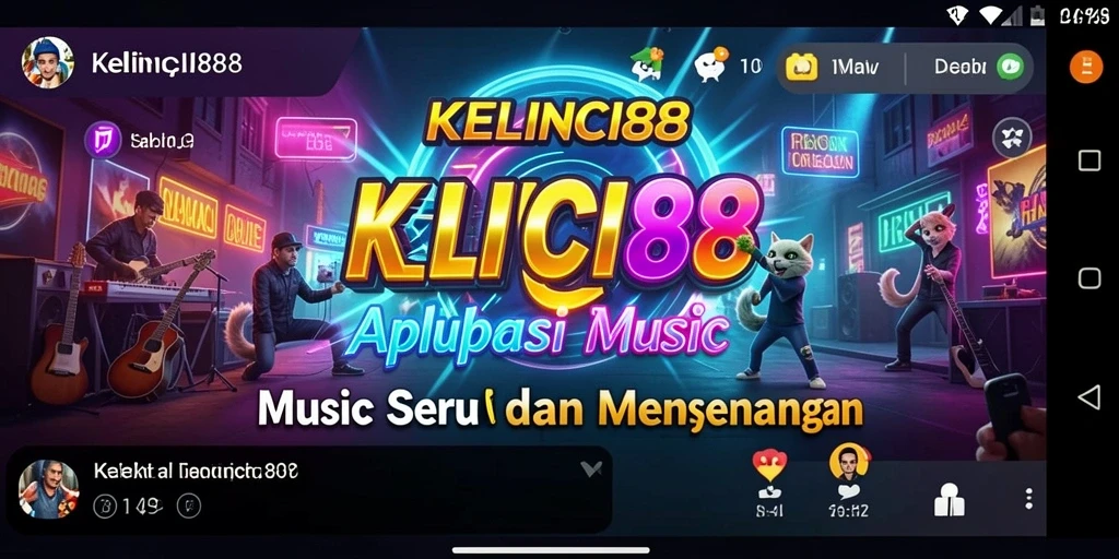 Tampilan gameplay KELINCI88 yang menarik dengan berbagai tantangan musik.