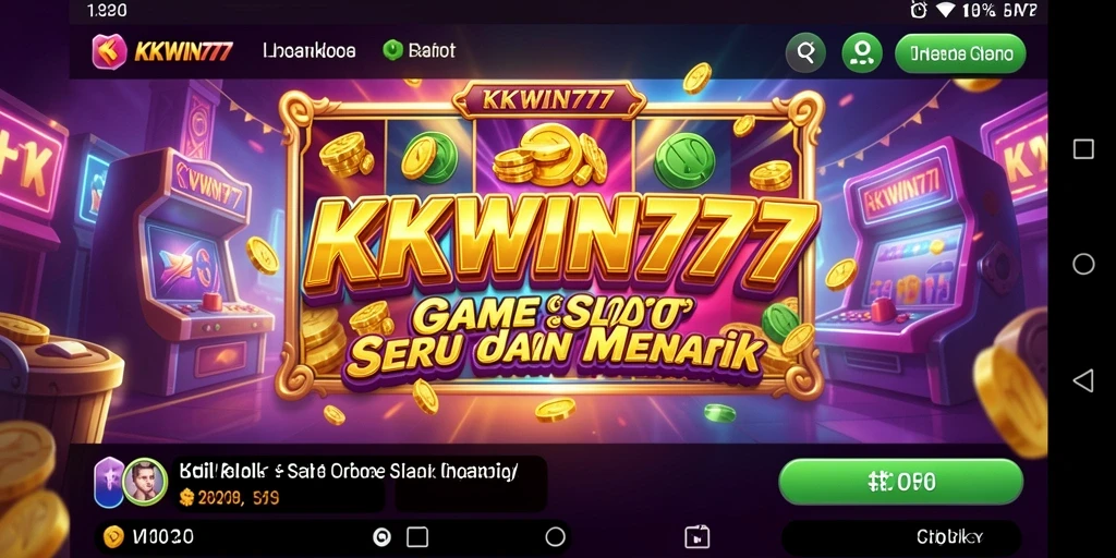 Screenshot KKWIN777 menampilkan gameplay Slot yang menarik.
