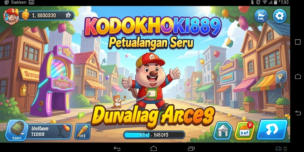 Tampilan gameplay seru dari KODOKHOKI889 di dunia Arcade.