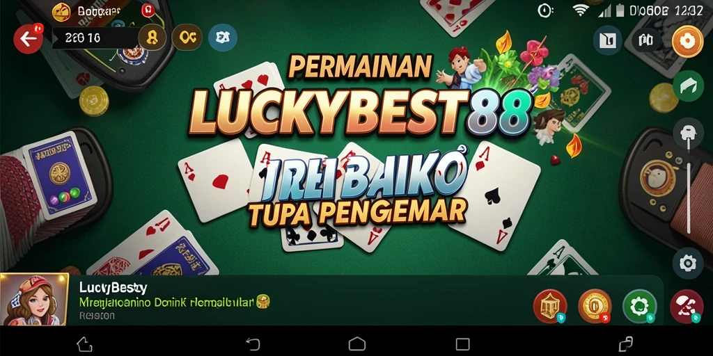 Screenshot LUCKYBEST88 menampilkan aksi seru permainan Domino.