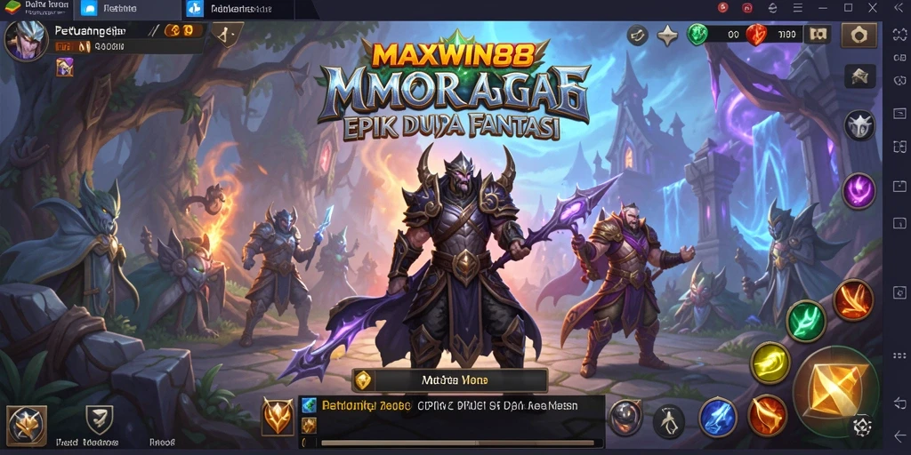 Gambaran menakjubkan dari pertempuran epik di MAXWIN88.