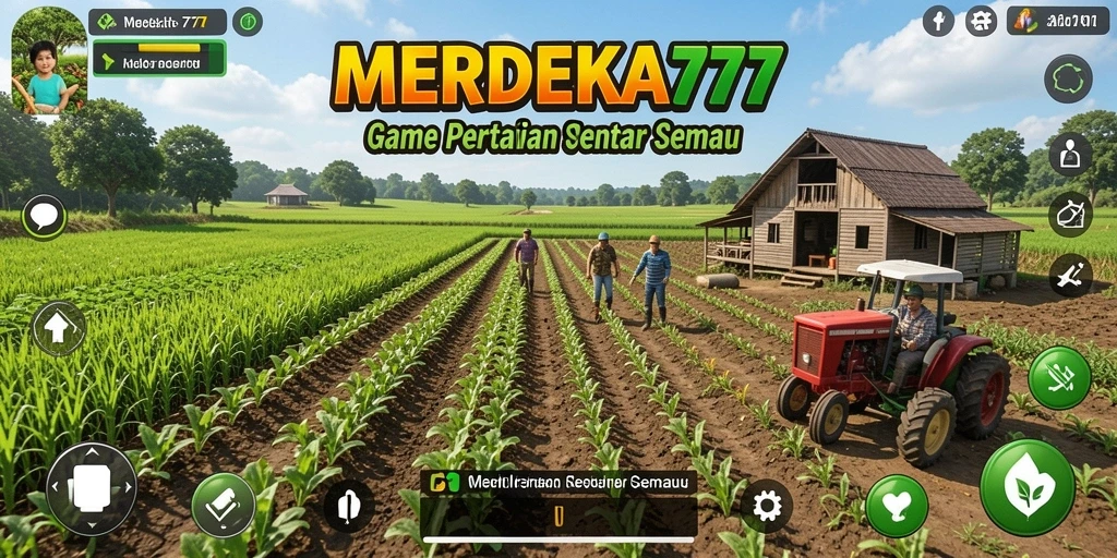 Screenshot gameplay <strong>MERDEKA777</strong> menampilkan pengalaman bertani yang menyenangkan.