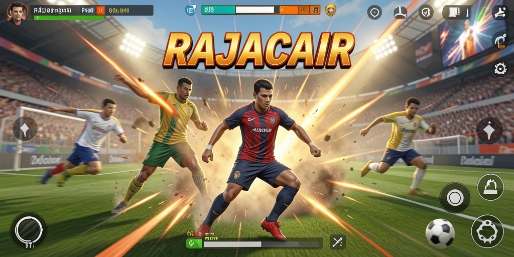 Tampilan gameplay menegangkan dari RAJACAIR yang memukau.