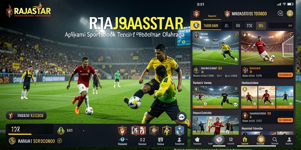 Tampilan menarik dari gameplay Sportsbook di RAJASTAR.