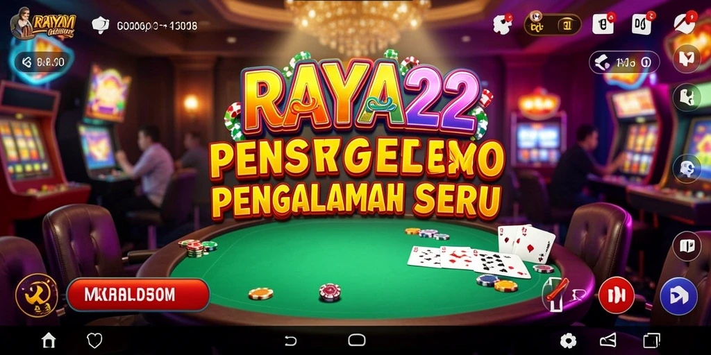 Screenshot utama RAYA22 menampilkan gameplay yang seru dan menarik di Kasino.