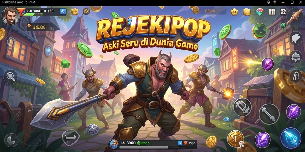 Tampilan gameplay seru dan menegangkan di REJEKIPOP.