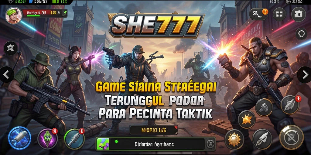 Screenshot gameplay berstrategi yang menarik dan menantang di SHE777.