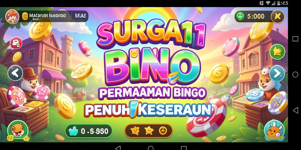 Tampilan gameplay SURGA11 yang menampilkan keseruan Bingo.