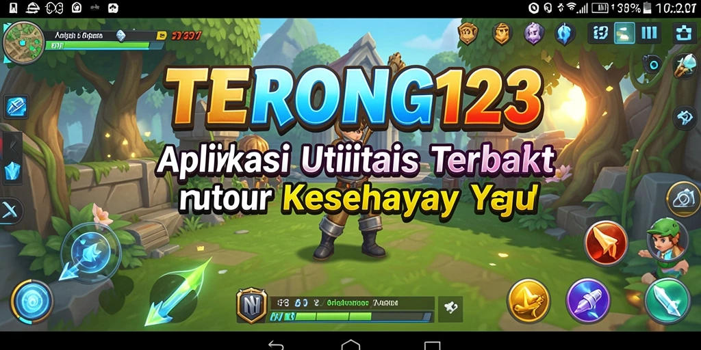 Tampilan intuitif aplikasi utility TERONG123 dengan fitur lengkap.