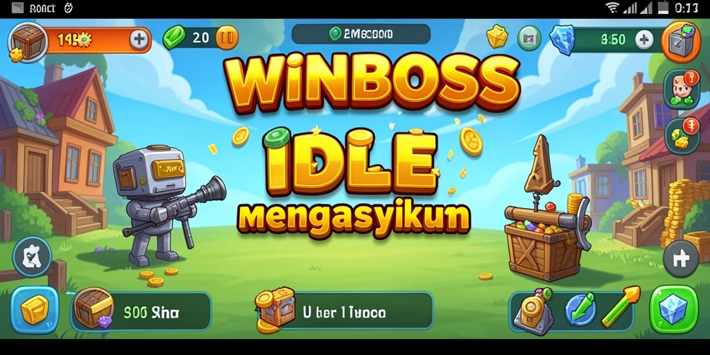 Tampilan gameplay menarik dari WINBOSS dengan elemen Idle.